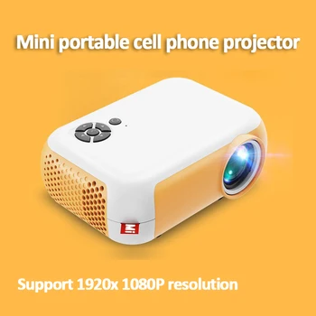 Vchip A10 Mini Projektor Podrška za 1080P Full HD Native LED Kućni Prijenosni Vanjski Mobilni Telefon Sa Zaslonom Projektor USB flash drive