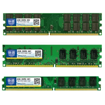 Veleprodaja Xiede DDR2 800 /PC2 6400 5300 4200 1 GB 2 GB 4 GB Stolni PC memorija Kompatibilan DDR 2 667 Mhz/533 Mhz Nekoliko modela