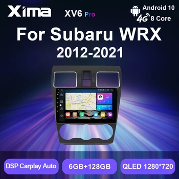 XIMA Pro 2 din Android 10 Carplay Auto Radio Media Player Nav GPS Za Subaru Forester XV WRX 2016-2021 WIFI Autoraido