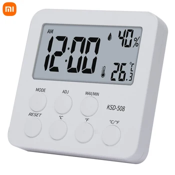 Xiaomi E-mail hygrometer home stolni vrijeme mali alarm digitalni zaslon ° C/° F Prebacivanje između suha i vlažnog termometra