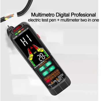 ZL128B USB Punjenje Multimetar Digitalni Profesionalni AC DC Struja Napon True RMS Kapacitet Temperatura Automatski Raspon Multimetar Tester