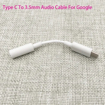 Za Google Pixel 6 6Pro 5 4 3XL 4XL 2XL 3 2 Priključak za slušalice, Adapter Type-C do 3,5 mm DAC Kabel Za slušalice Pretvarač Za Samsung S21 +