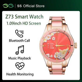 Za HUAWEI Xiaomi Bluetooth Poziv Pametni Satovi Ženski Monitor Monitor Krvnog Tlaka Music Player Korisničko Brojčanik Ženske Pametni Sat