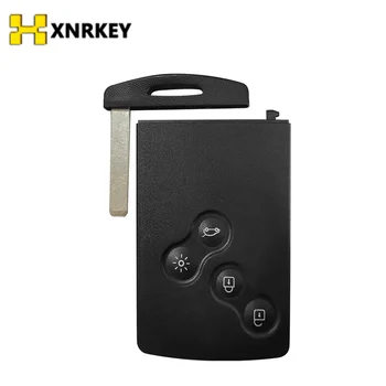 Zamjena XNRKEY 4 gumba za Smart Car Key Shell Daljinski Upravljač za Renault Megane Key Shell Auto Oprema s Oštricom VA2