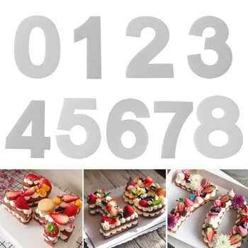 broj skup oblika za tortu Kućni ukras oblik za pečenje DIY Dizajn torte za rođendan slastice alata alati za ukrašavanje torte Pribor za pečenje