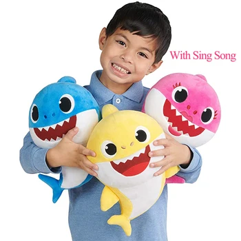 morski pas pliš igračku dječji morski pas pjevaju engleske pjesmu kawaii Enjoyfeel Mekani plišani Crtić Mekana lutka Dječak Djevojčica rođendan Božićni poklon