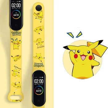 pokemon Pikachu e led satovi Anime Kartona Stil Silikon Sportski Narukvica ReWristband Igračka Poklon Za Rođendan