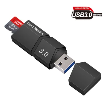 Čitač kartica, USB 3.0 za SD Micro SD/TF Adapter za memorijsku Karticu za Prijenosna RAČUNALA Pribor za Multi Smart Cardreader